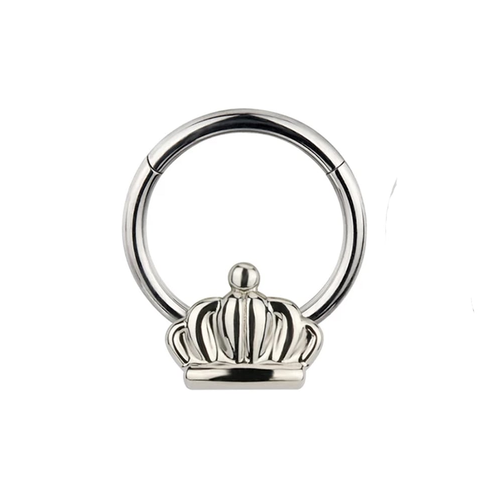 Titanium Alloy Animal Crown Accessories Nose Ring