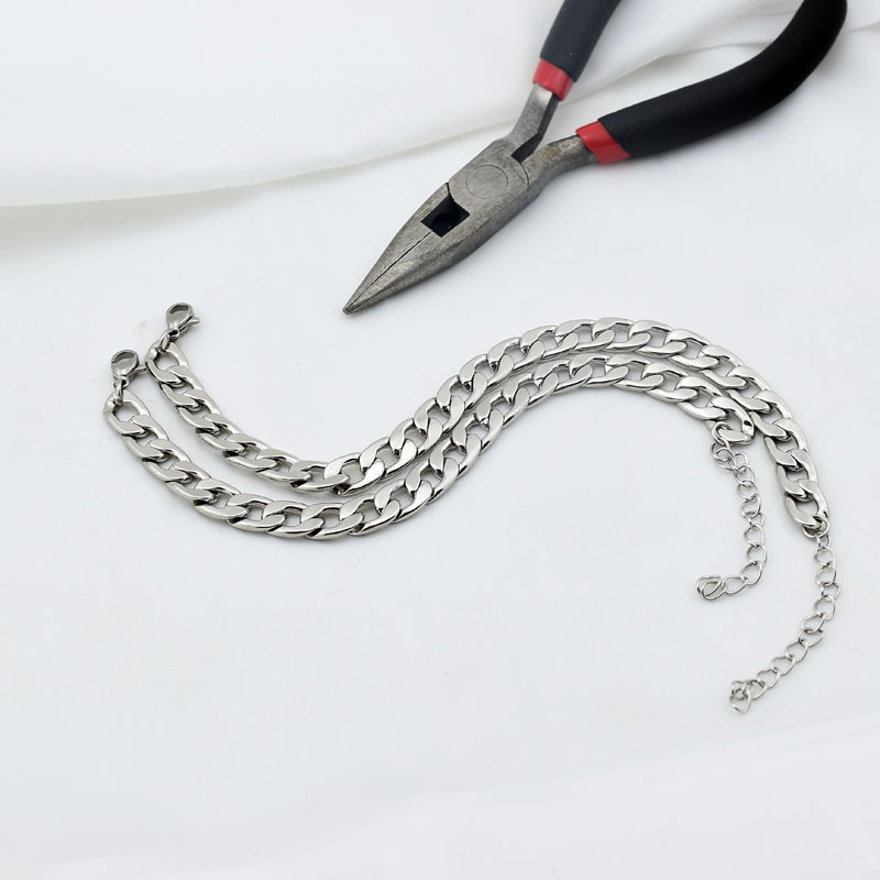 Titanium Alloy NK Chain Bracelet