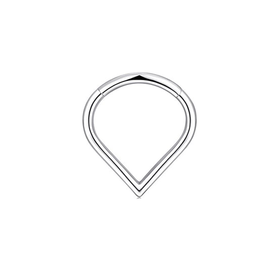 Titanium alloy special-shaped nose ring